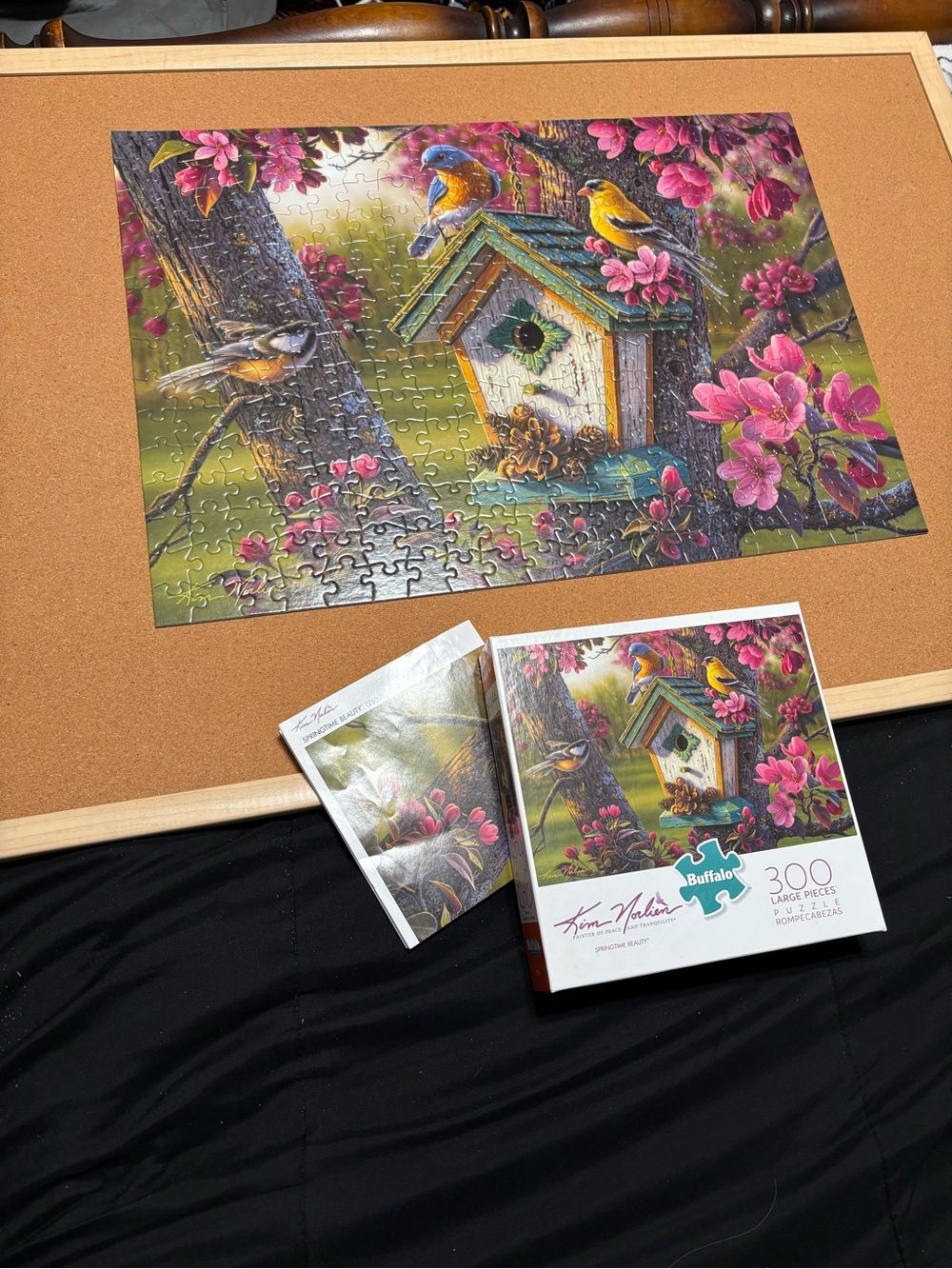 Buffalo David Bitton Teal & Pink Birdhouse Puzzle